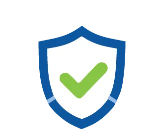 Safety shield icon.